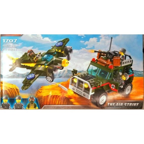 World War 2 Army Minifigures Aircraft Vehicles - Picture 1 of 8